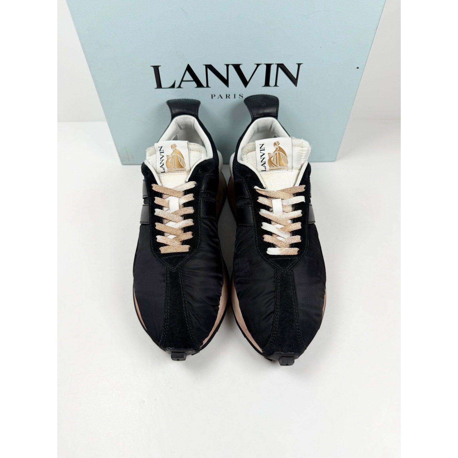 Size 45EU/12US - Lanvin Bumpr Nylon Distressed Sneaker