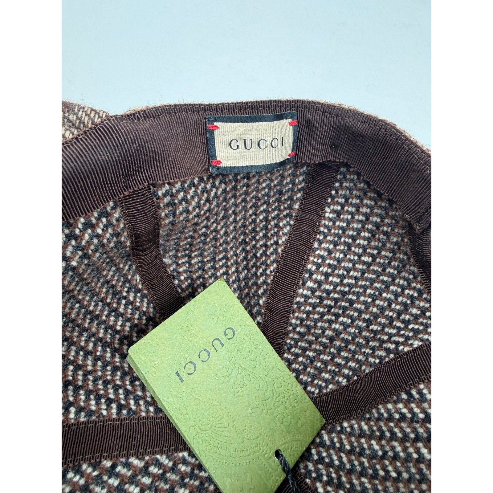 Gucci Jumbo Wool Cap Brown NEW with tags!