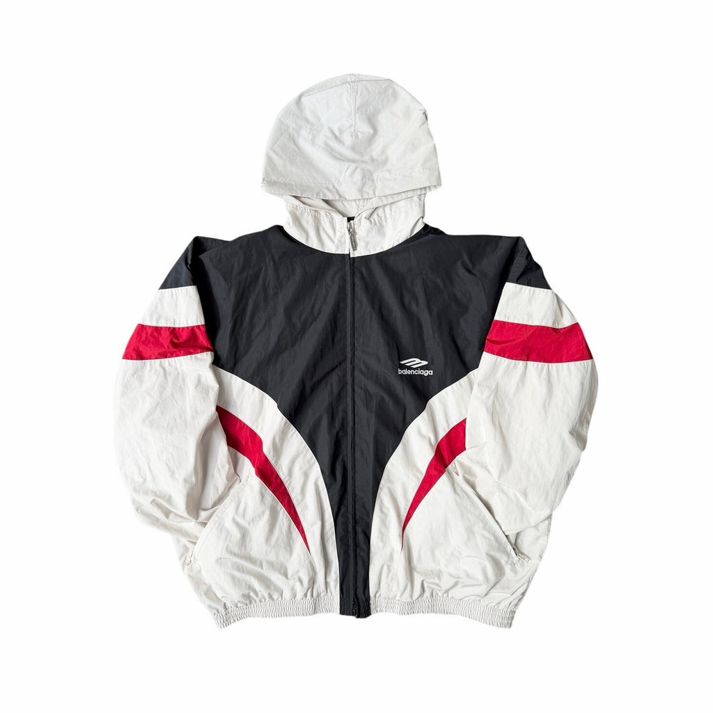 Size M Fits XL - Balenciaga Oversized 3B Sport Windbreaker