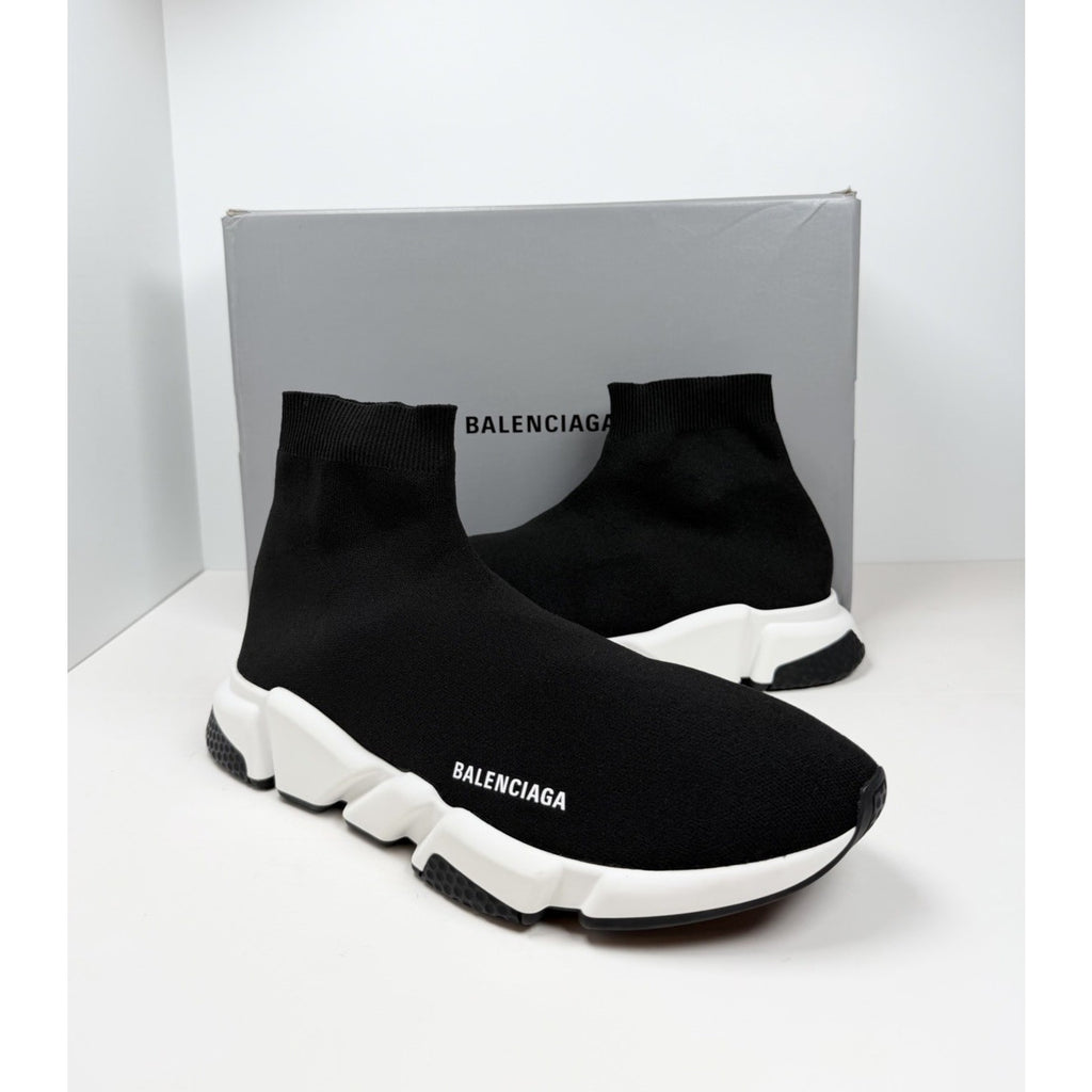 Size 47EU/14US - Balenciaga Speed Trainer Black White NEW