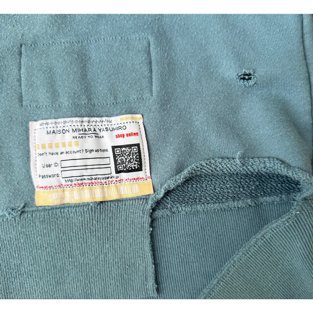 Size XL - Maison Mihara Yasuhiro Distressed Look Crewneck