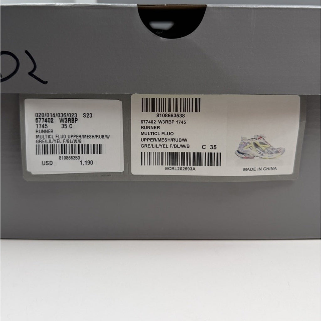 Size 35EU/5W- Balenciaga Runner Multicolor NEW