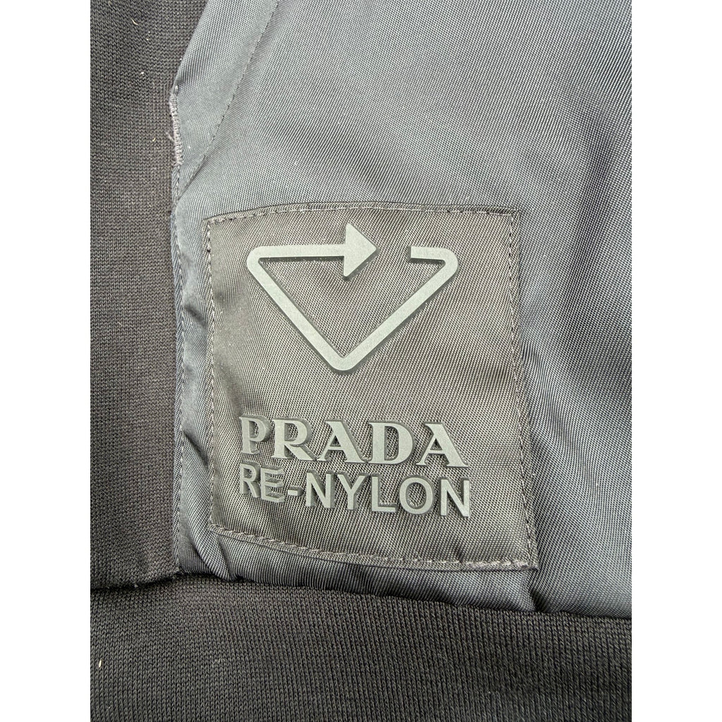 Size L - Prada Re-Nylon Black Hoodie