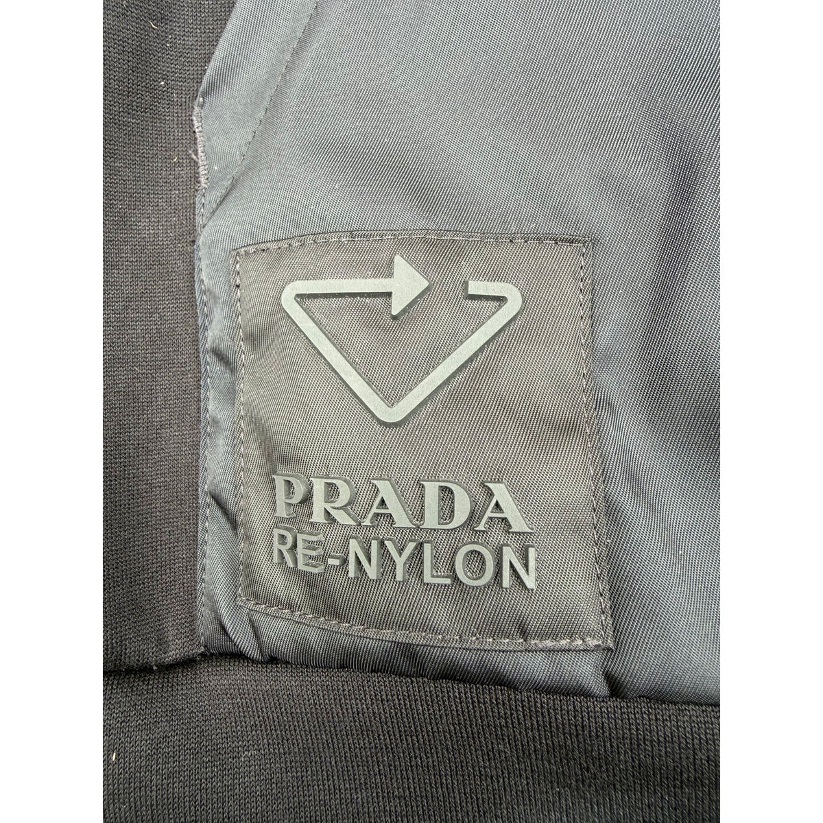Size L - Prada Re-Nylon Black Hoodie