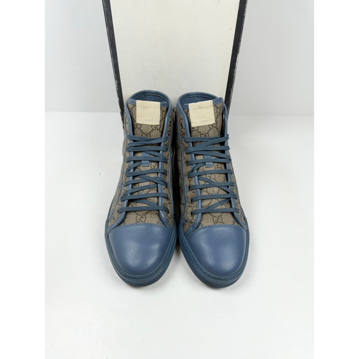 Size 9US - Gucci Monogram Stars High Top