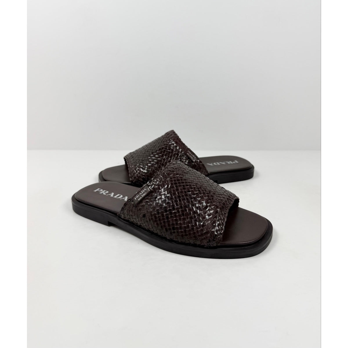 Size 6UK/7US - Prada Woven Leather Sandals NEW