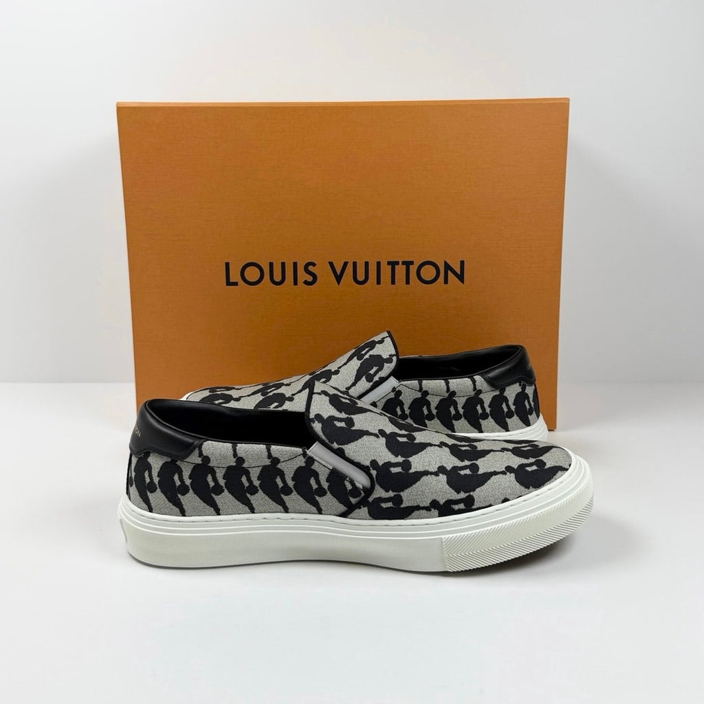 Size 7LV/8US - Louis Vuitton x NBA Trocadero Slip On NEW