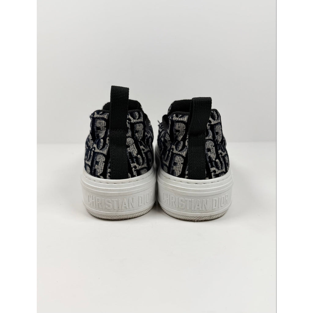 Size 9 Women - Dior Velvet Oblique Slip On Sneakers