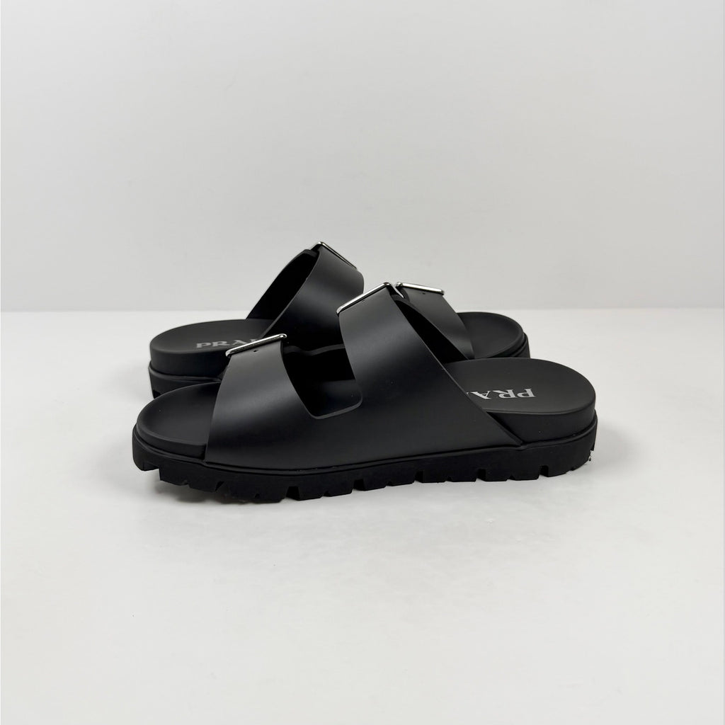 Size 6UK/7US - Prada Rubber Strap Sandals NEW