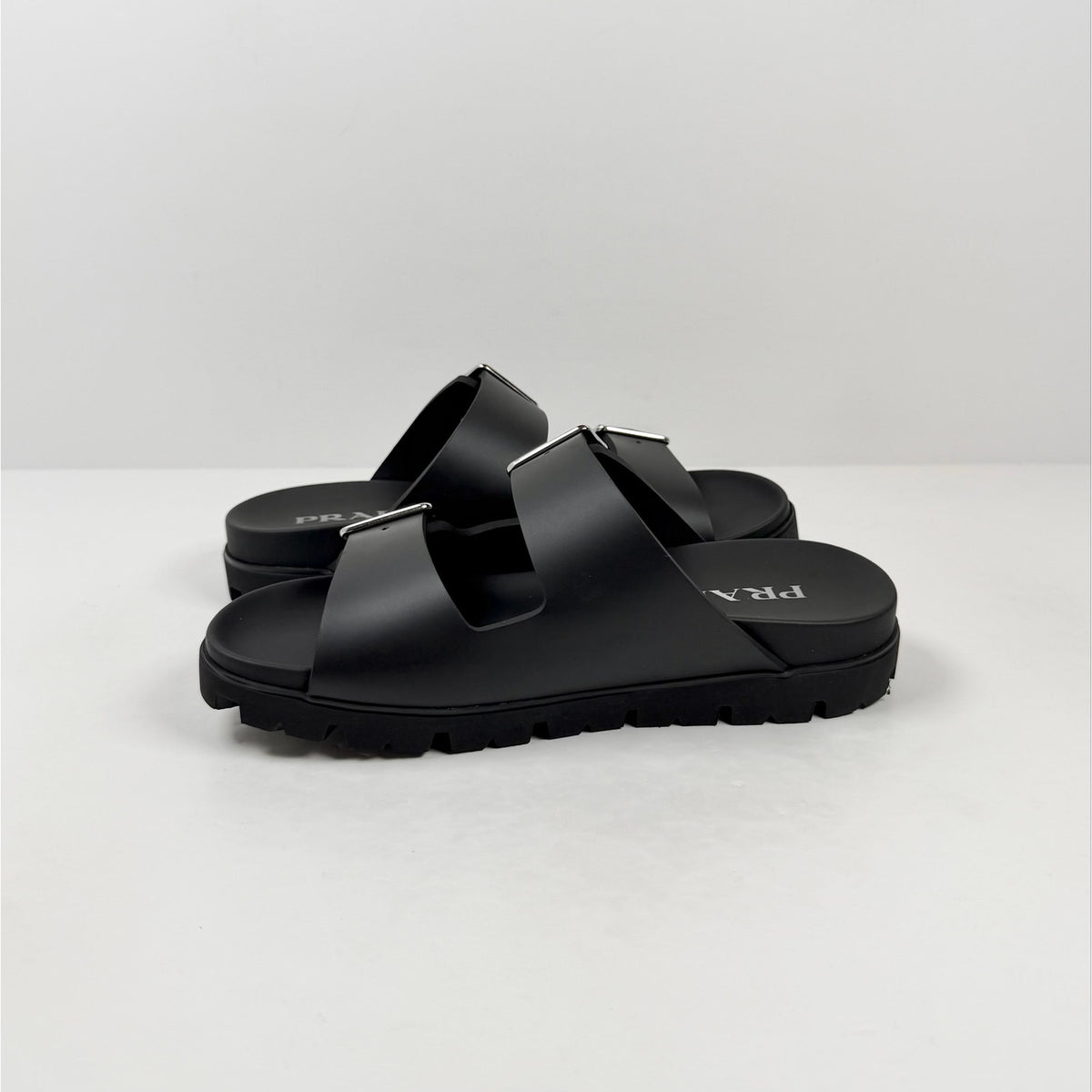 Size 6UK/7US - Prada Rubber Strap Sandals NEW