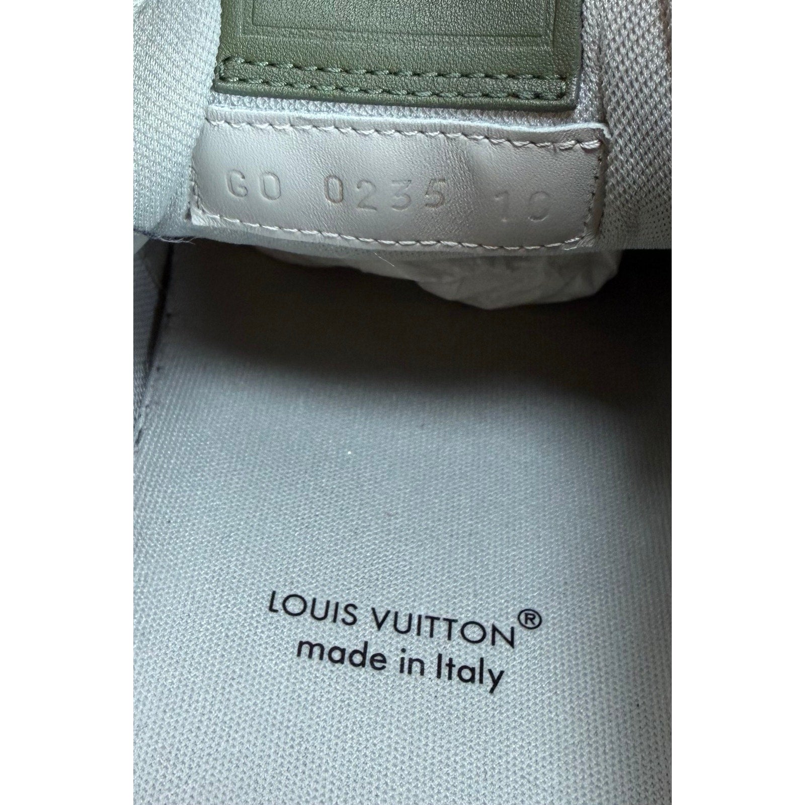 Size 10UK/11US - Louis Vuitton #54 Green Trainers