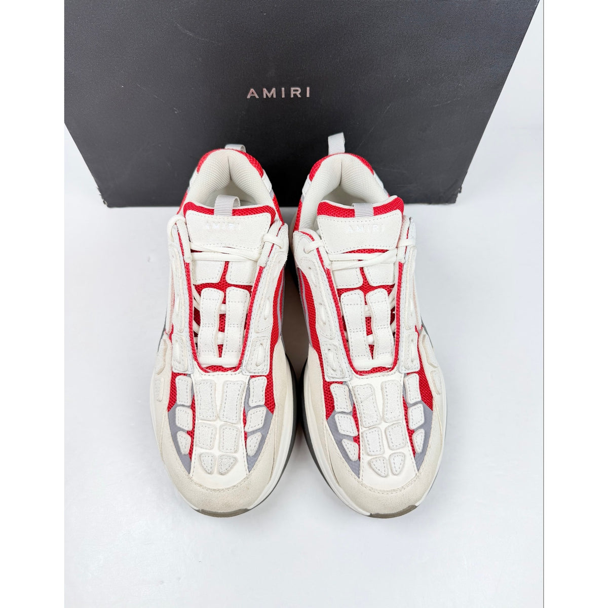 Size 44EU/11US - Amiri Bone Runner Red Beige
