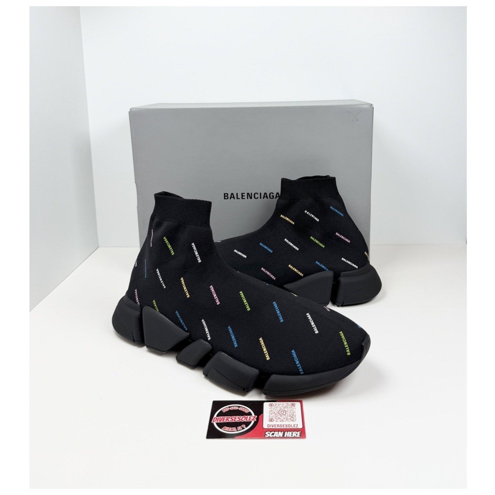 Size 46EU/13US - Balenciaga Speed Trainer Multicolor NEW