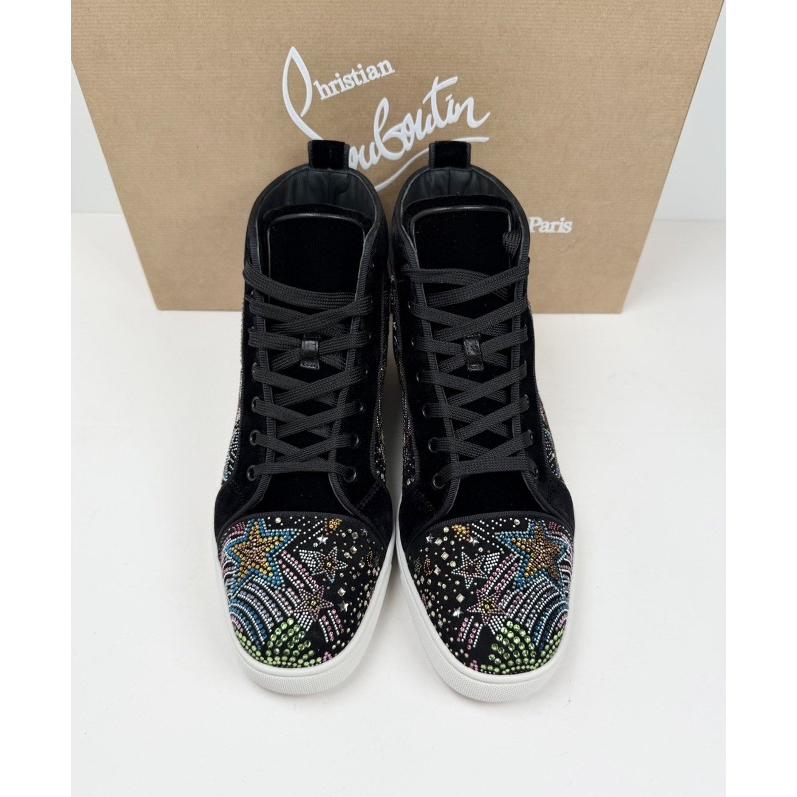 Size 8US - Christian Louboutin Crystal Strass NEW/Retail $3,695!
