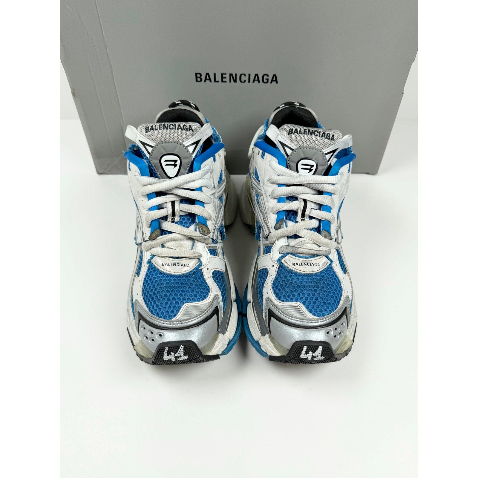 Size 41EU/8US - Balenciaga Runner Blue White