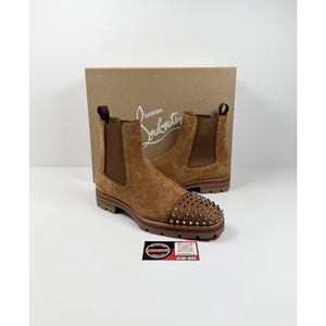Size 7.5US - Christian Louboutin Melon Spikes Boots NEW