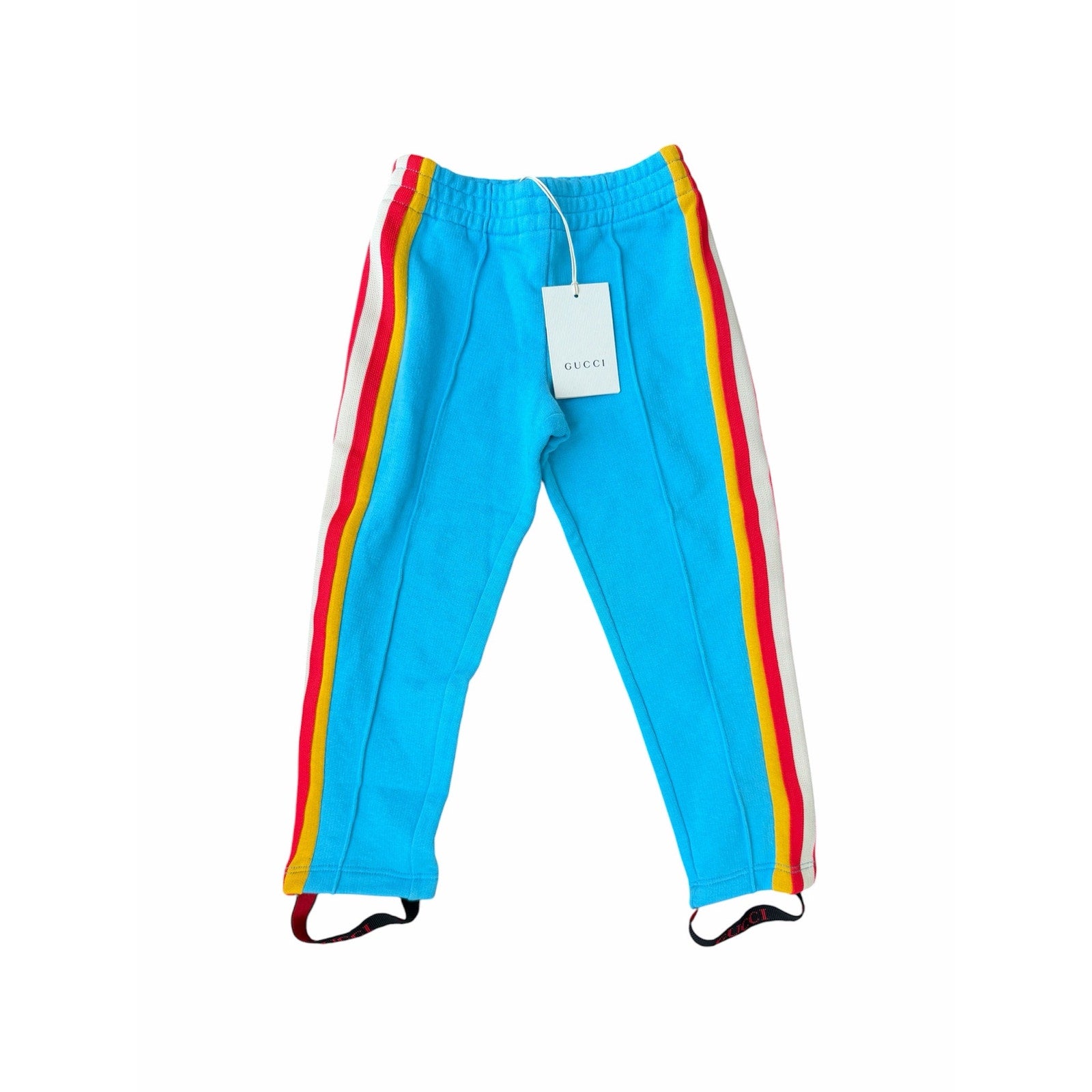 Gucci Kids Sweatpants Blue Web Stripe Size 4Y (4 Years) NWT