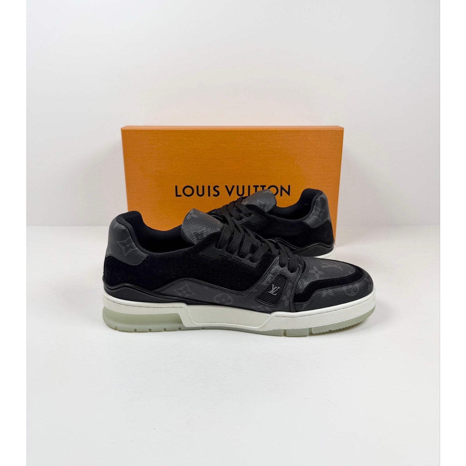Size 8.5LV/10US - Louis Vuitton Monogram Trainers Like New!