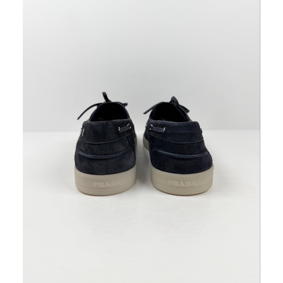 Size 10UK/11US - Prada Suede Boat Shoes NEW