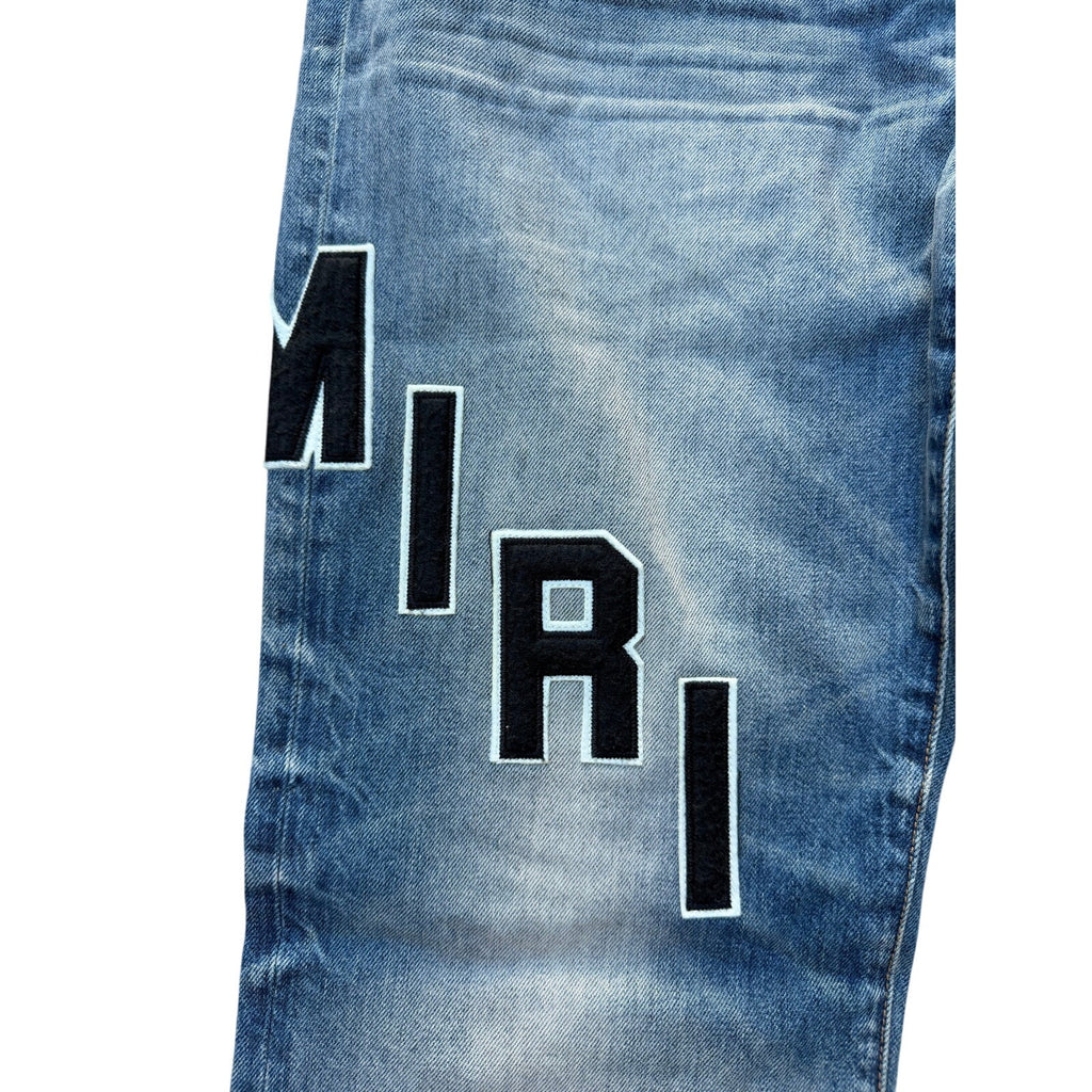 Size 34 - Amiri Straight Leg Logo Jeans