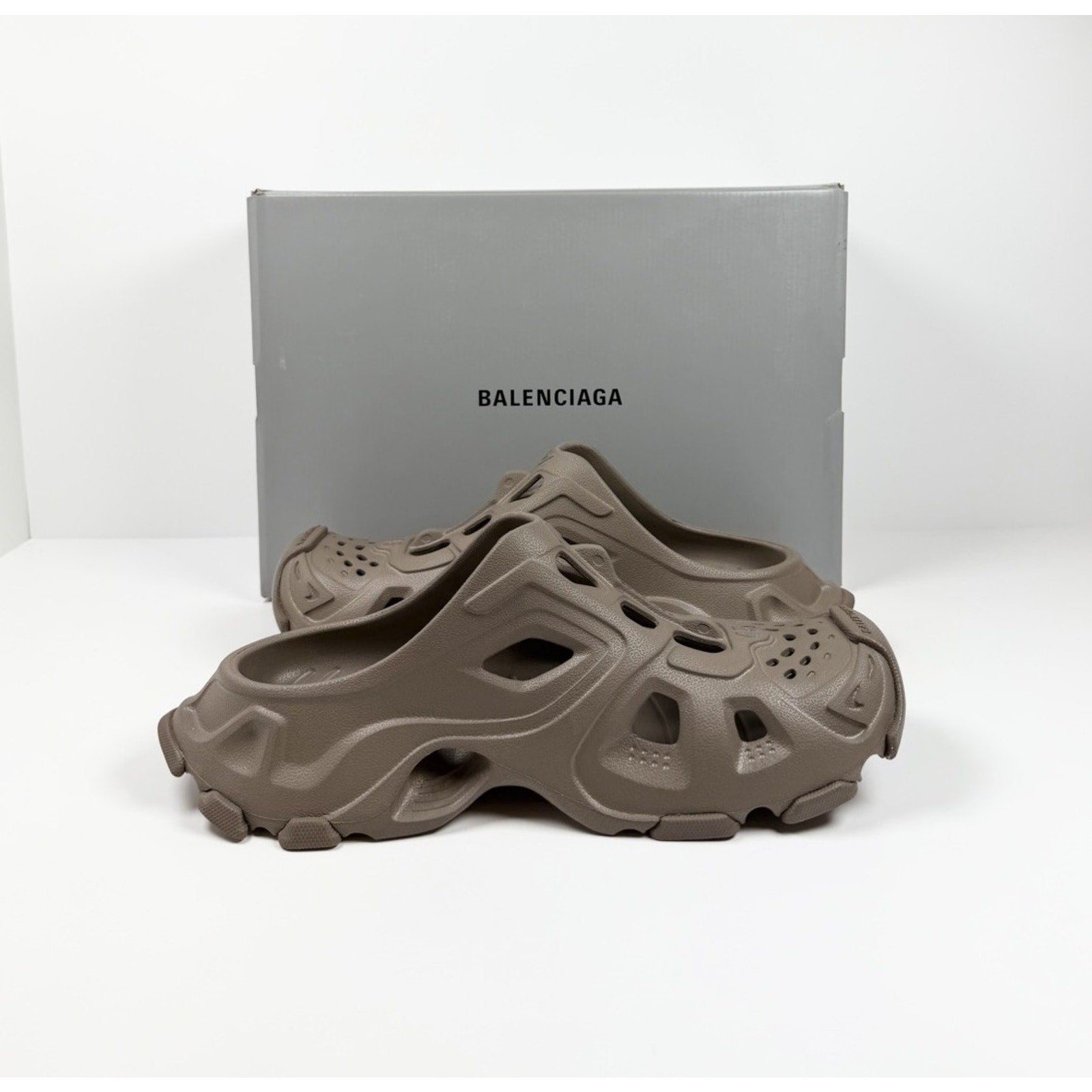 Size 45EU/12US - Balenciaga HD Mule Slip On Taupe NEW!