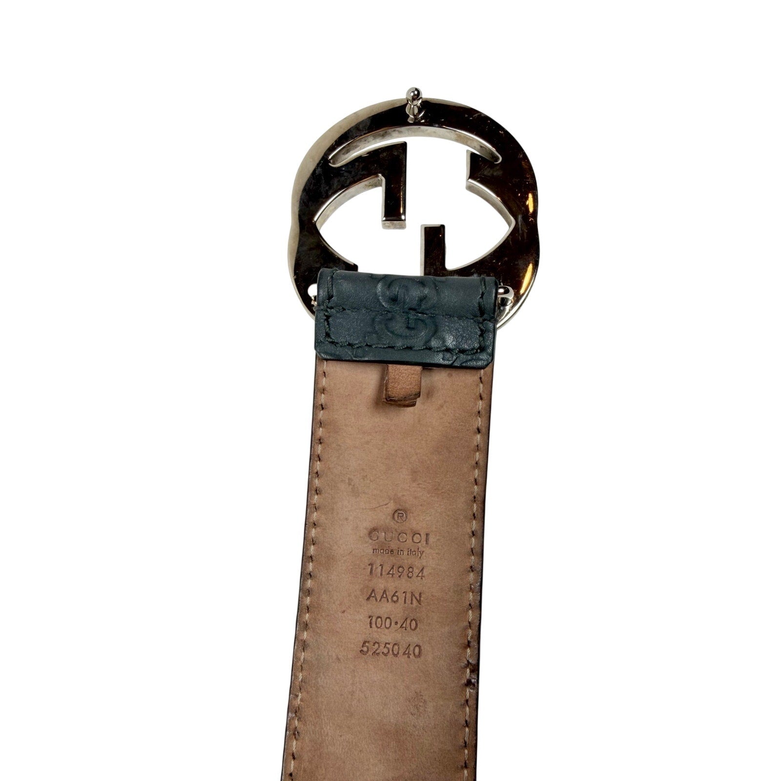 Size 100/40 - Gucci Signature Leather Belt