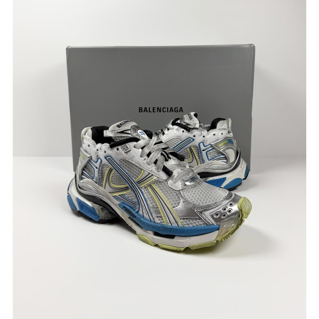 Size 41EU/8US - Balenciaga Runner White Yellow Blue NEW!