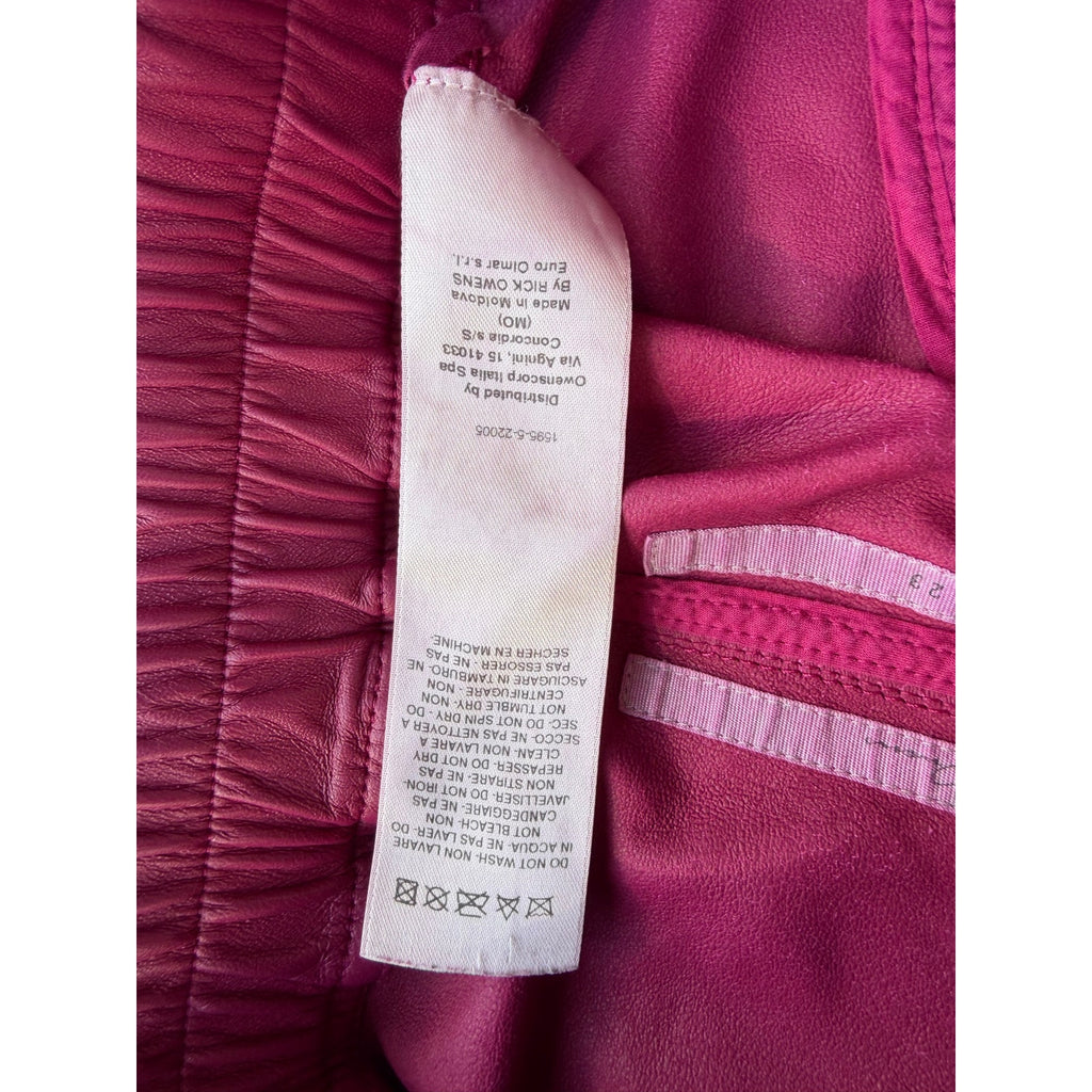 Size M - Rick Owens Cargobela Leather Shorts