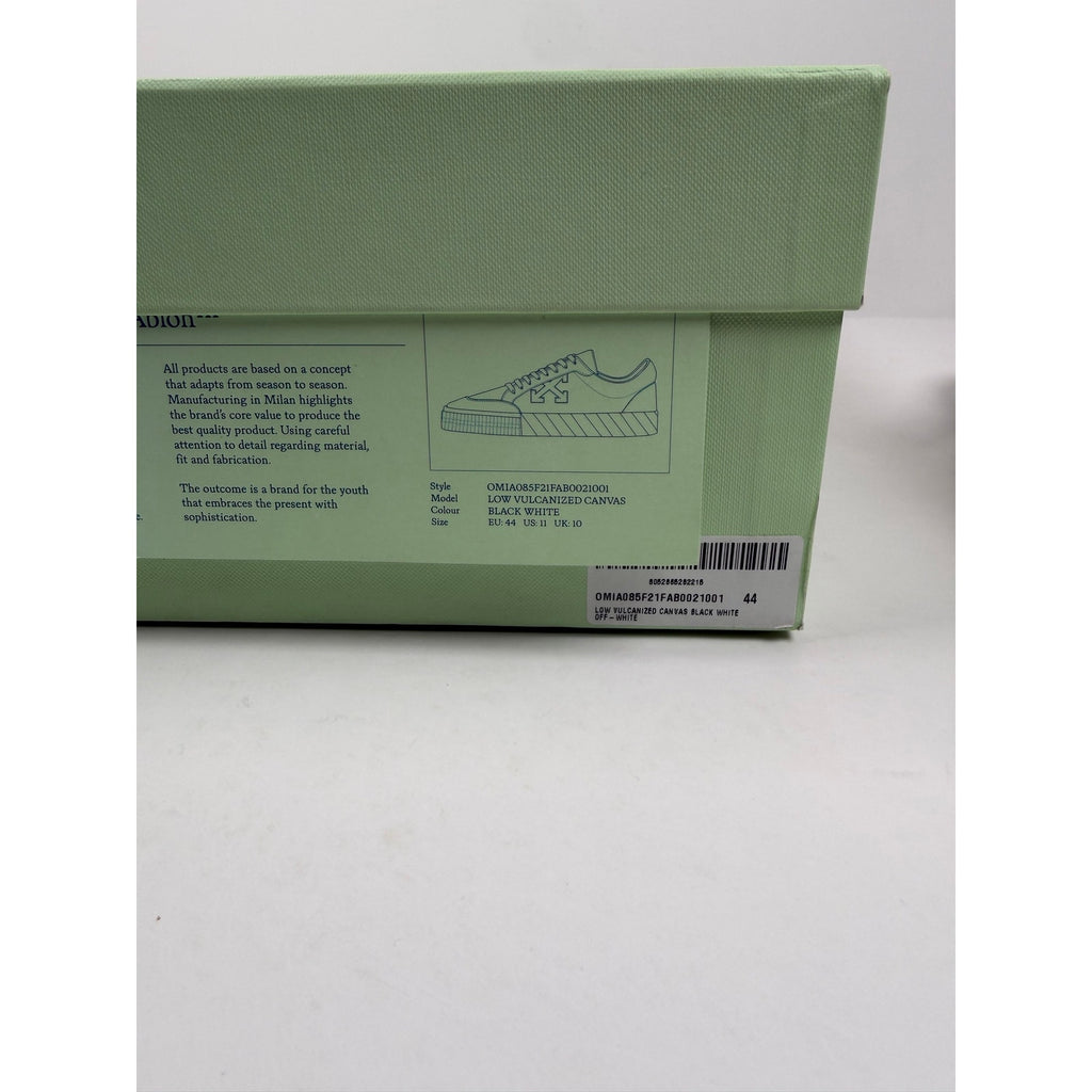 Size 44EU/11US - Off-White Vulcanized Low Top
