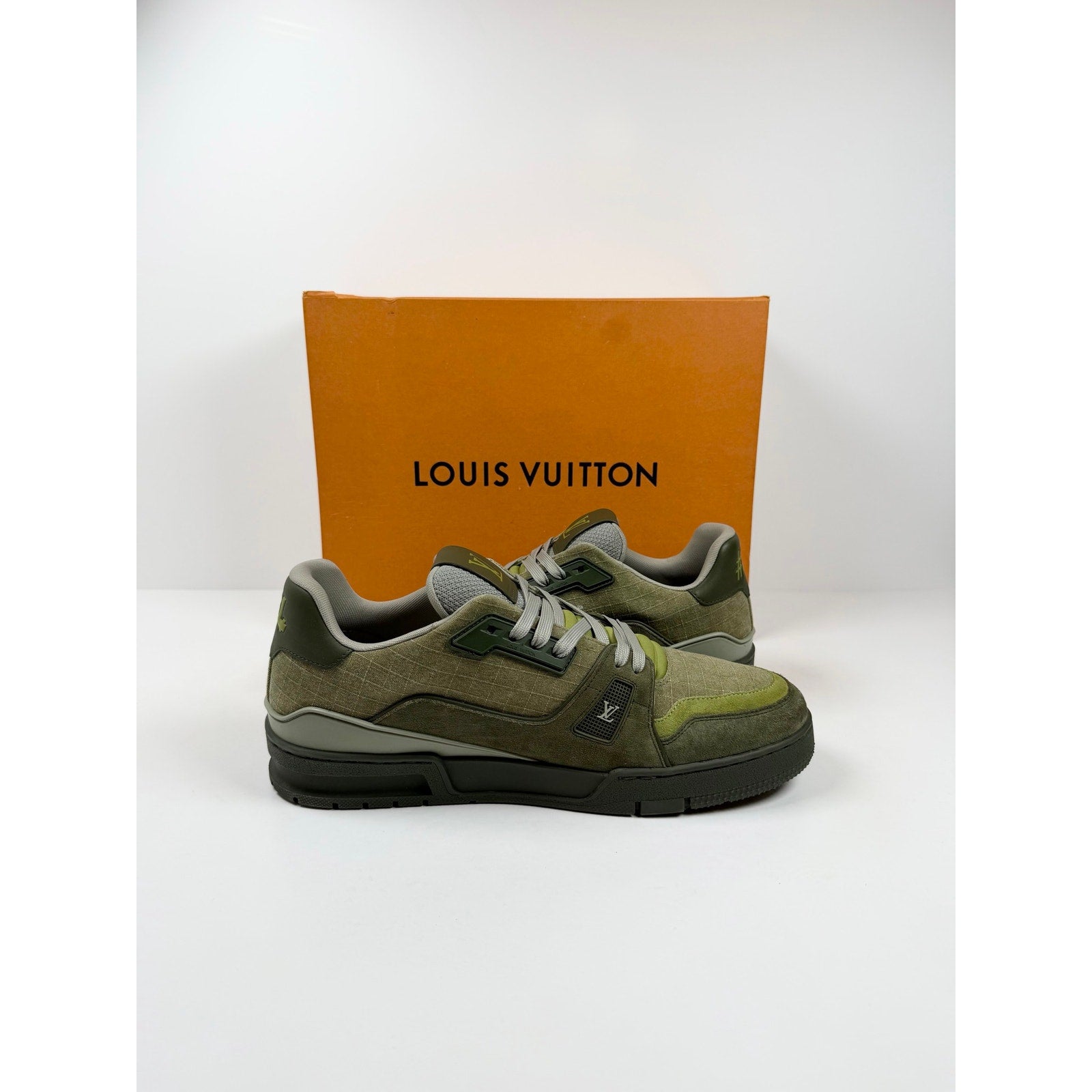 Size 10UK/11US - Louis Vuitton #54 Green Trainers