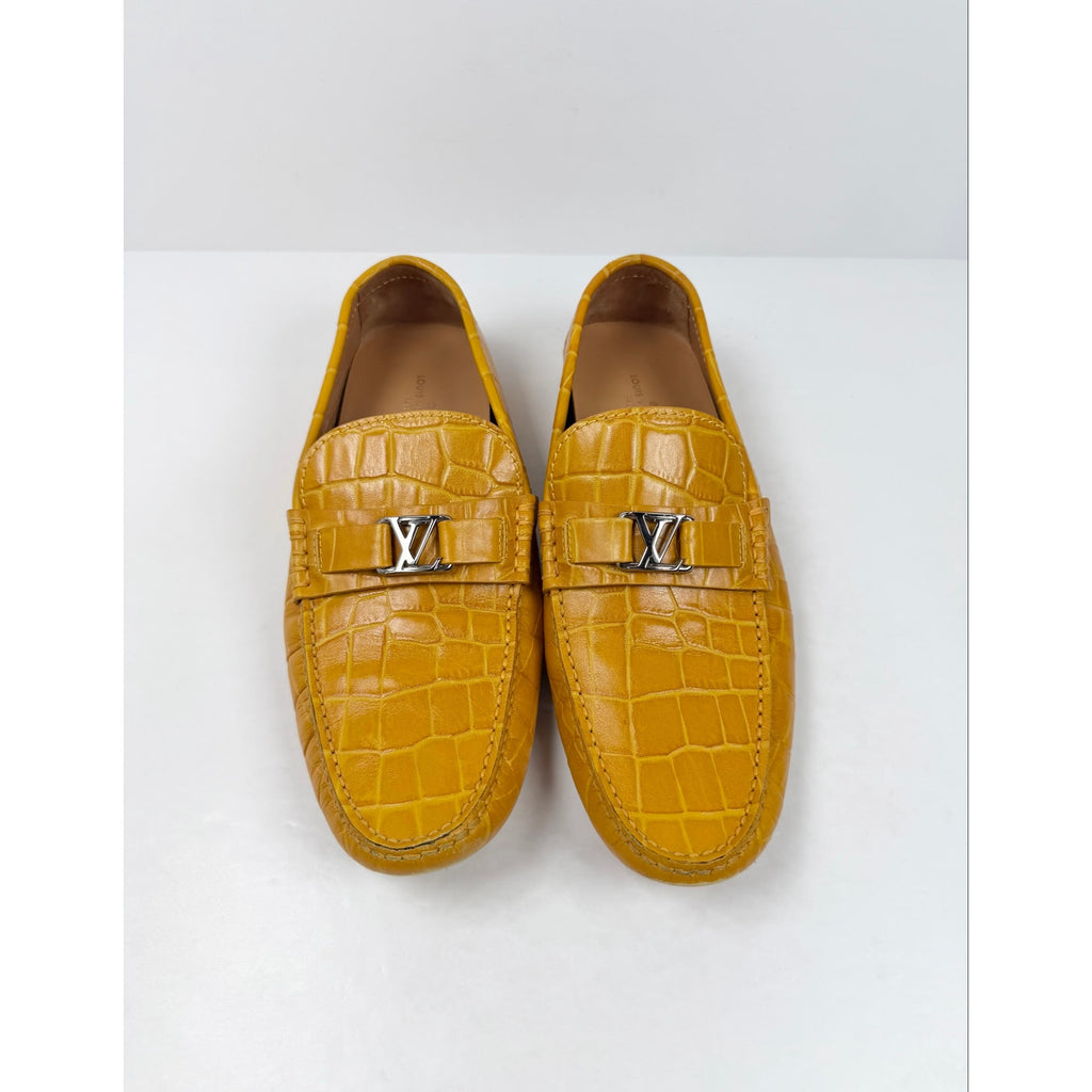 Size 9.5UK/10.5US - Louis Vuitton Croc Leather Moccasin Loafers