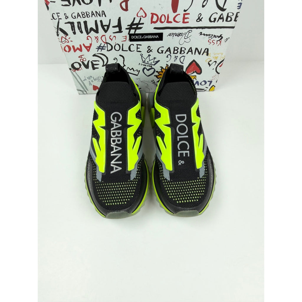 Size 41EU/8US - Dolce & Gabbana Sorrento Black Yellow