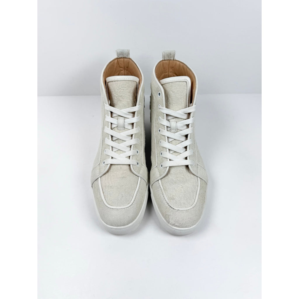 Size 44EU/11US - Christian Louboutin White High Top