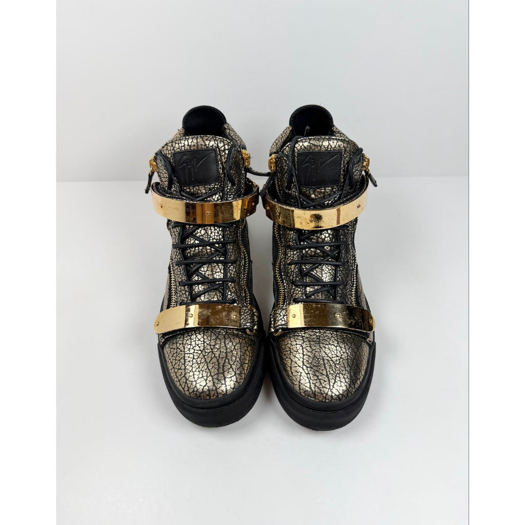 Size 12 - Giuseppe Zanott Metallic High Top