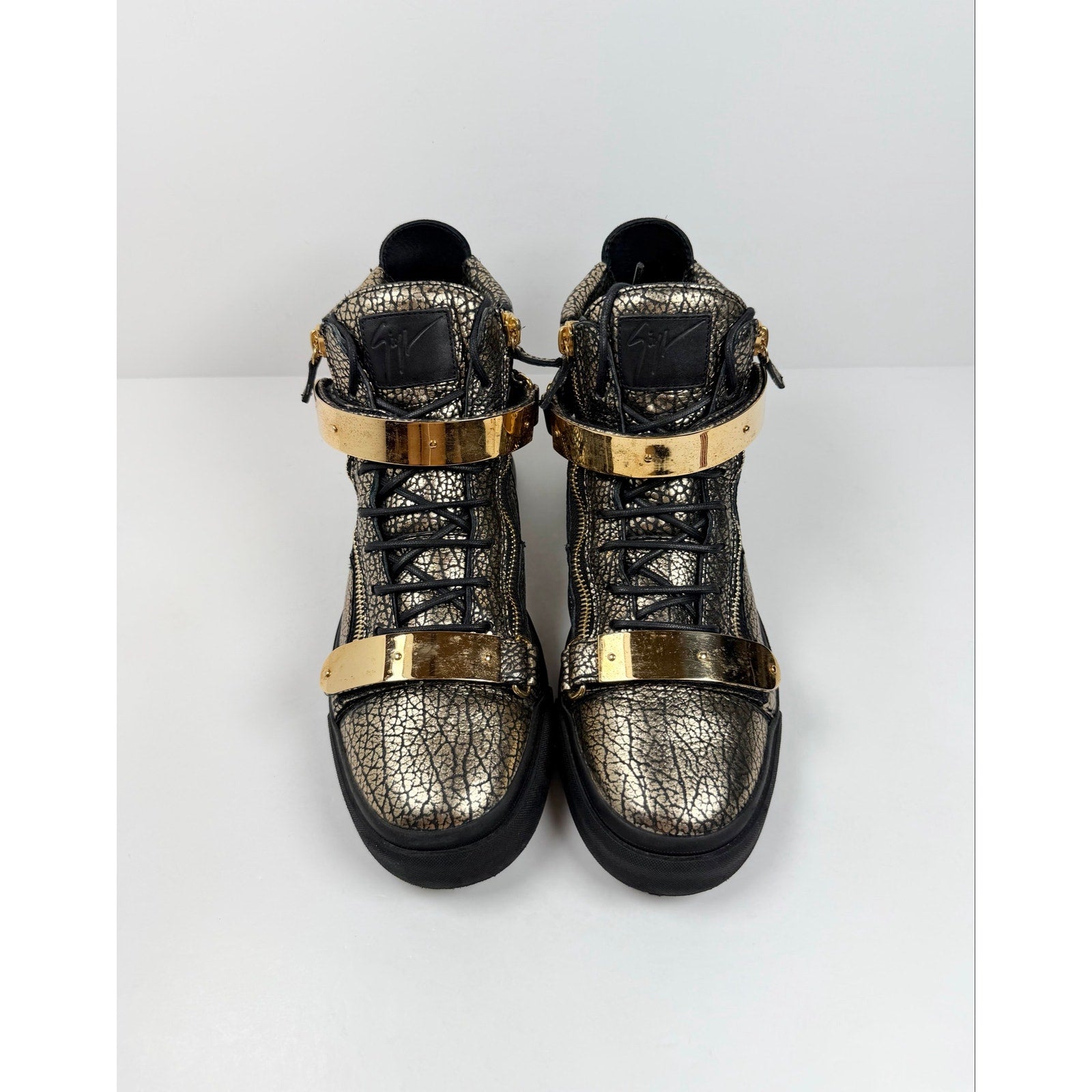 Size 12 - Giuseppe Zanott Metallic High Top