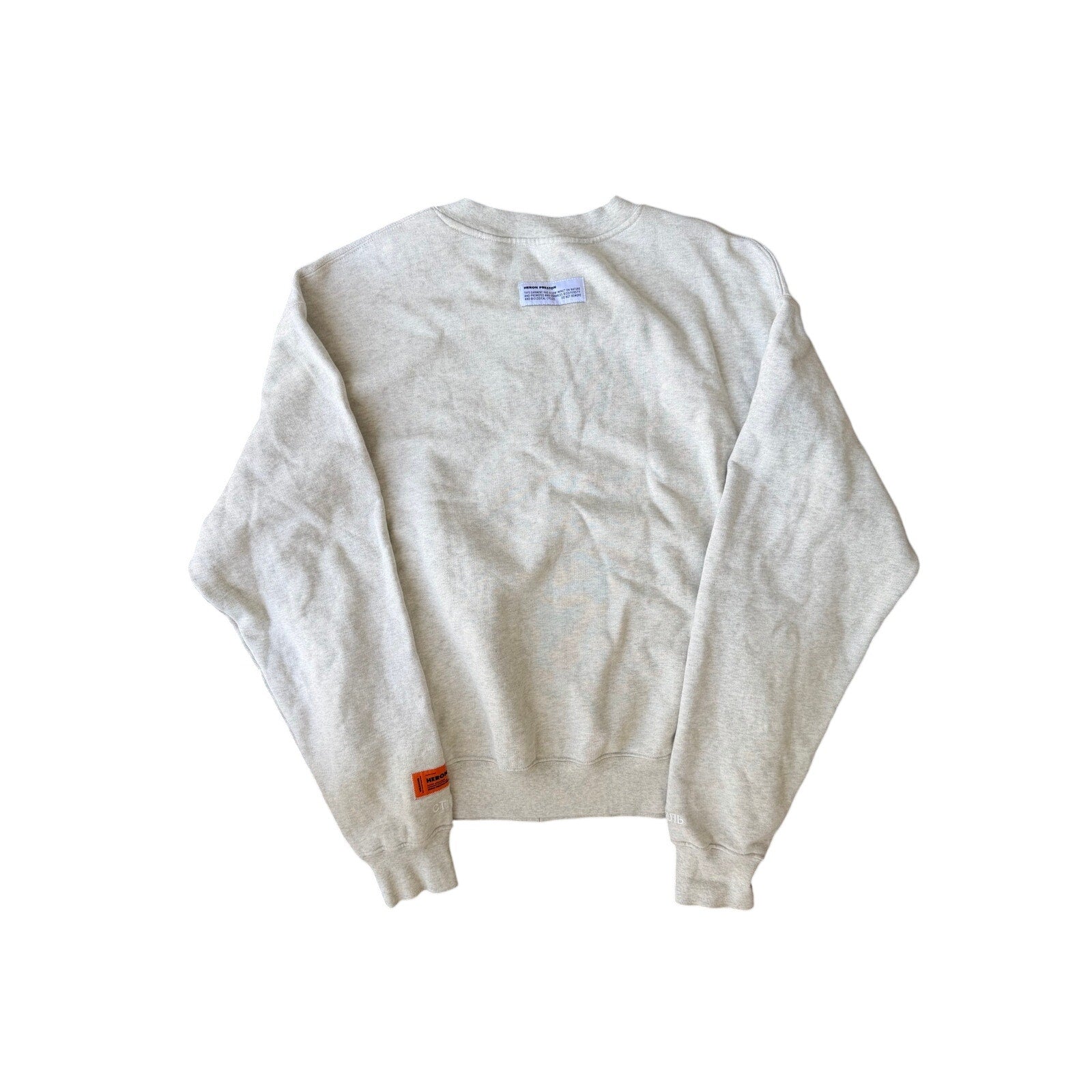 Size XL - Heron Preston Split Herons Crewneck