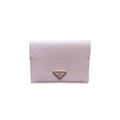 Prada Saffiano Pink Leather Bifold Wallet NEW