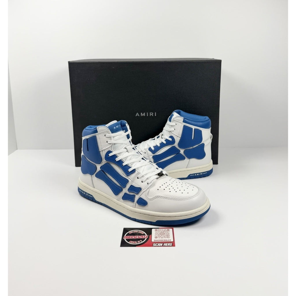 Size 46EU/13US - Amiri Skel Top High Top White Blue NEW!