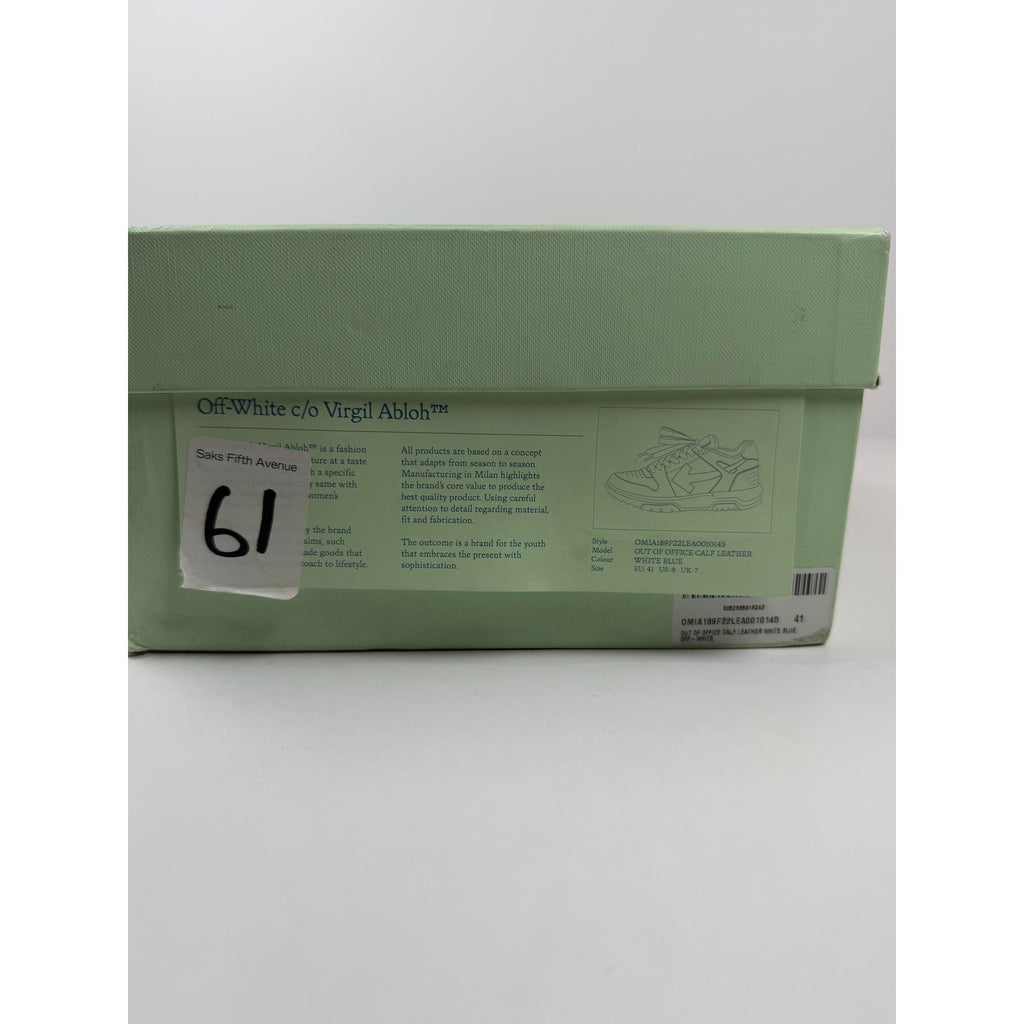 Size 41EU/8US - Off White Out Of Office
