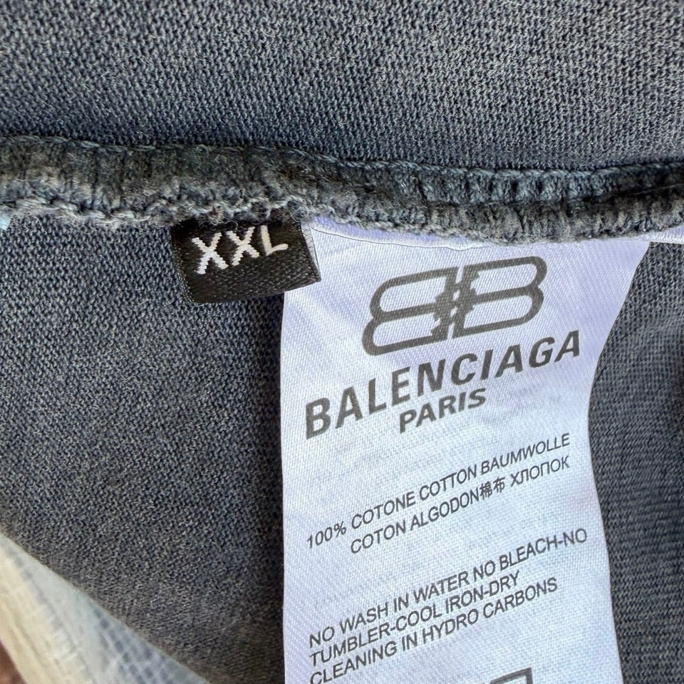 Size 2XL - Balenciaga Paris Eiffel Tower Shirt
