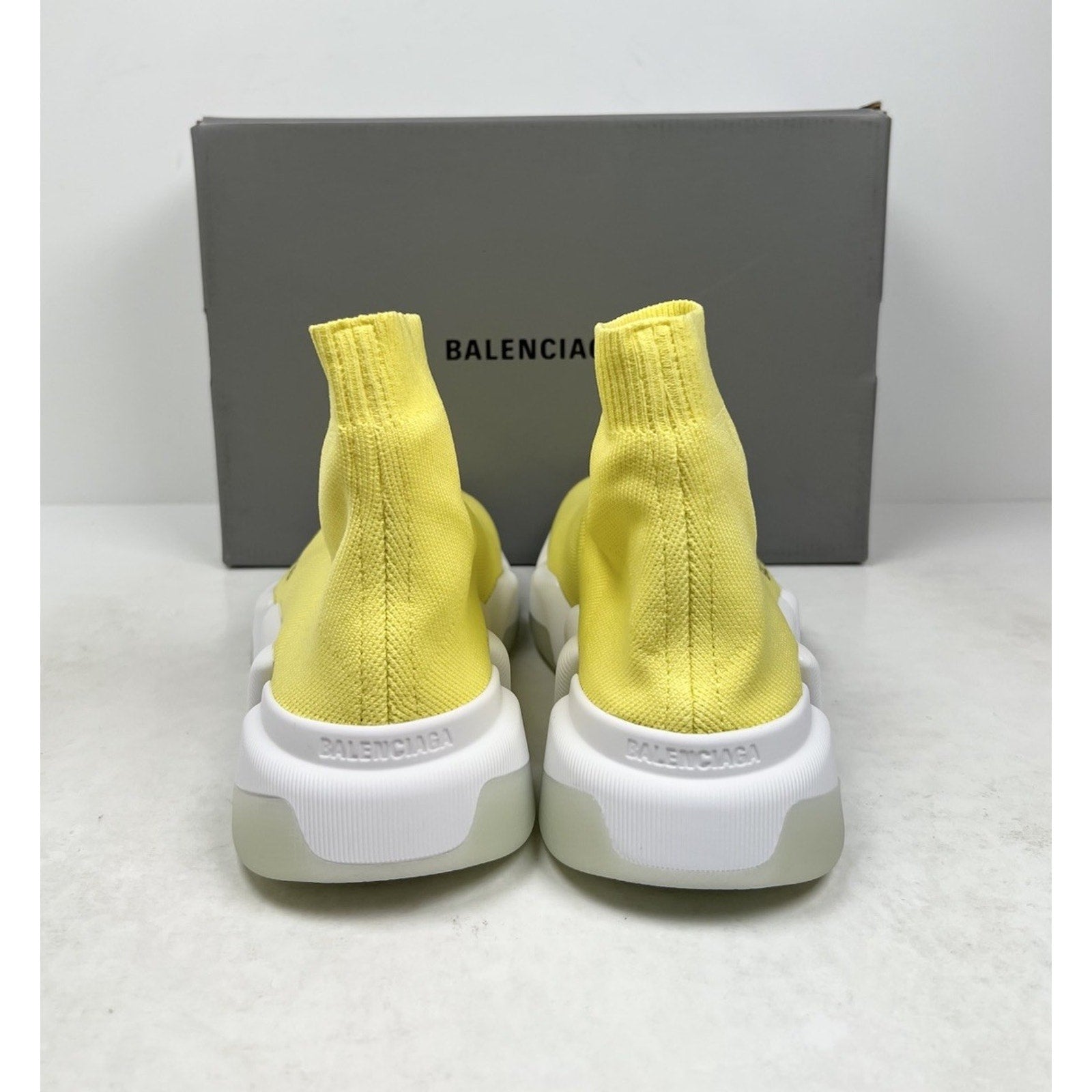 Size 38EU/8W - Balenciaga 2.0 Recycled Yellow Speed NEW