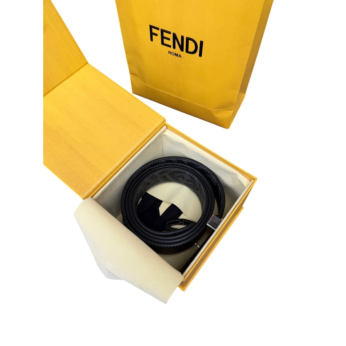 Fendi FF Reversible Belt Size 48 (122 cm)