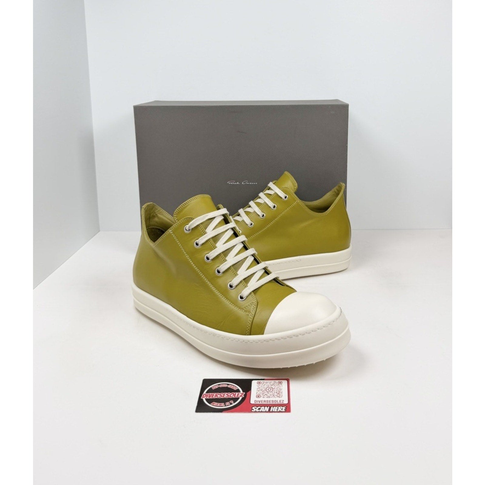 Size 45EU/12US - Rick Owen’s Leather Mainline Ramones Like New