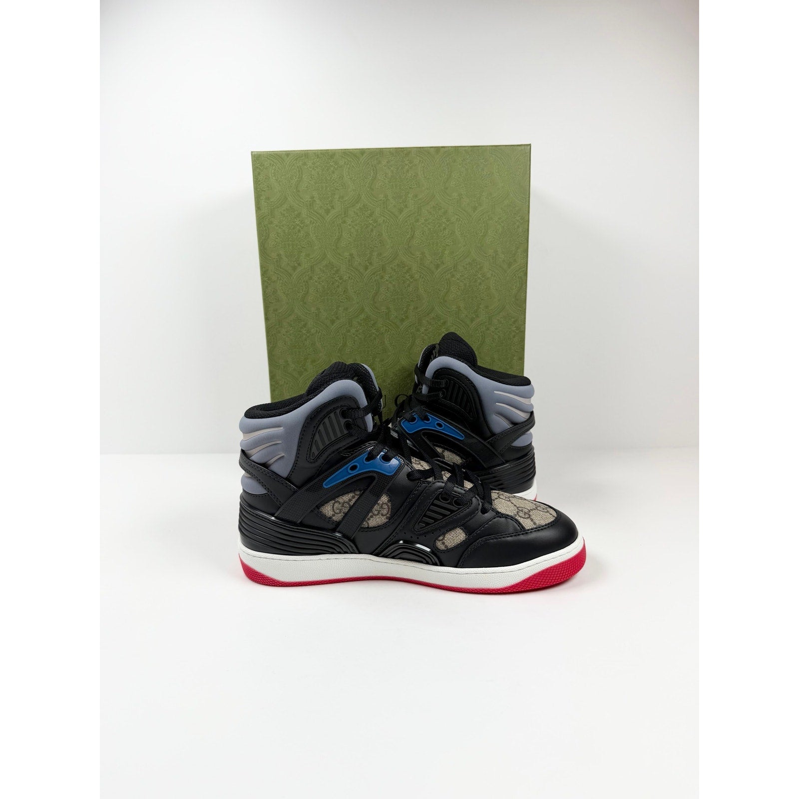 Size 7.5US - Gucci Basket Demetra High Top NEW