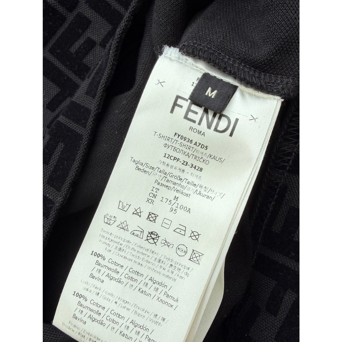 Size M - Fendi FF Logo T-Shirt NEW