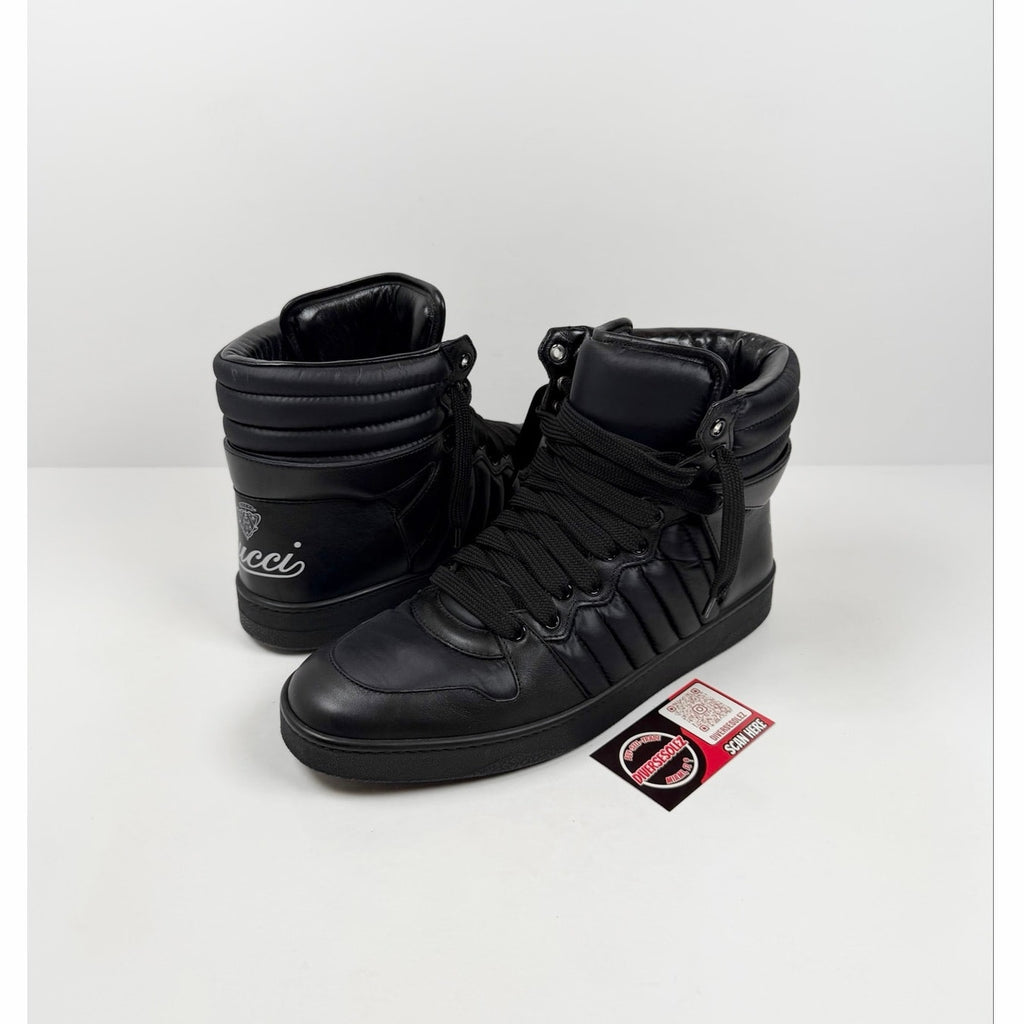 Size 11.5US - Gucci Quilted Leather High Top