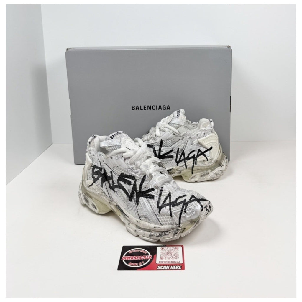 Size 35EU/5W - Balenciaga Runner Distressed Graffiti NEW