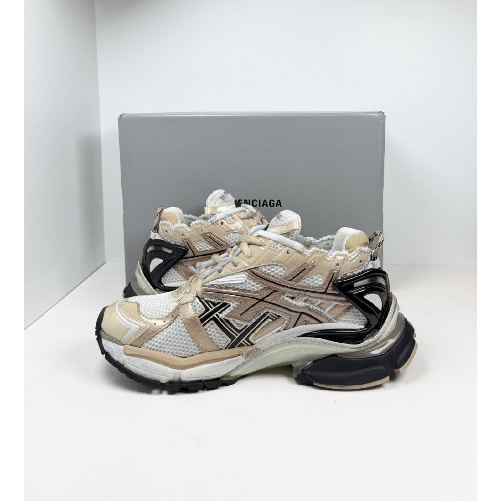 Size 46EU/13US - Balenciaga Runner Beige NEW
