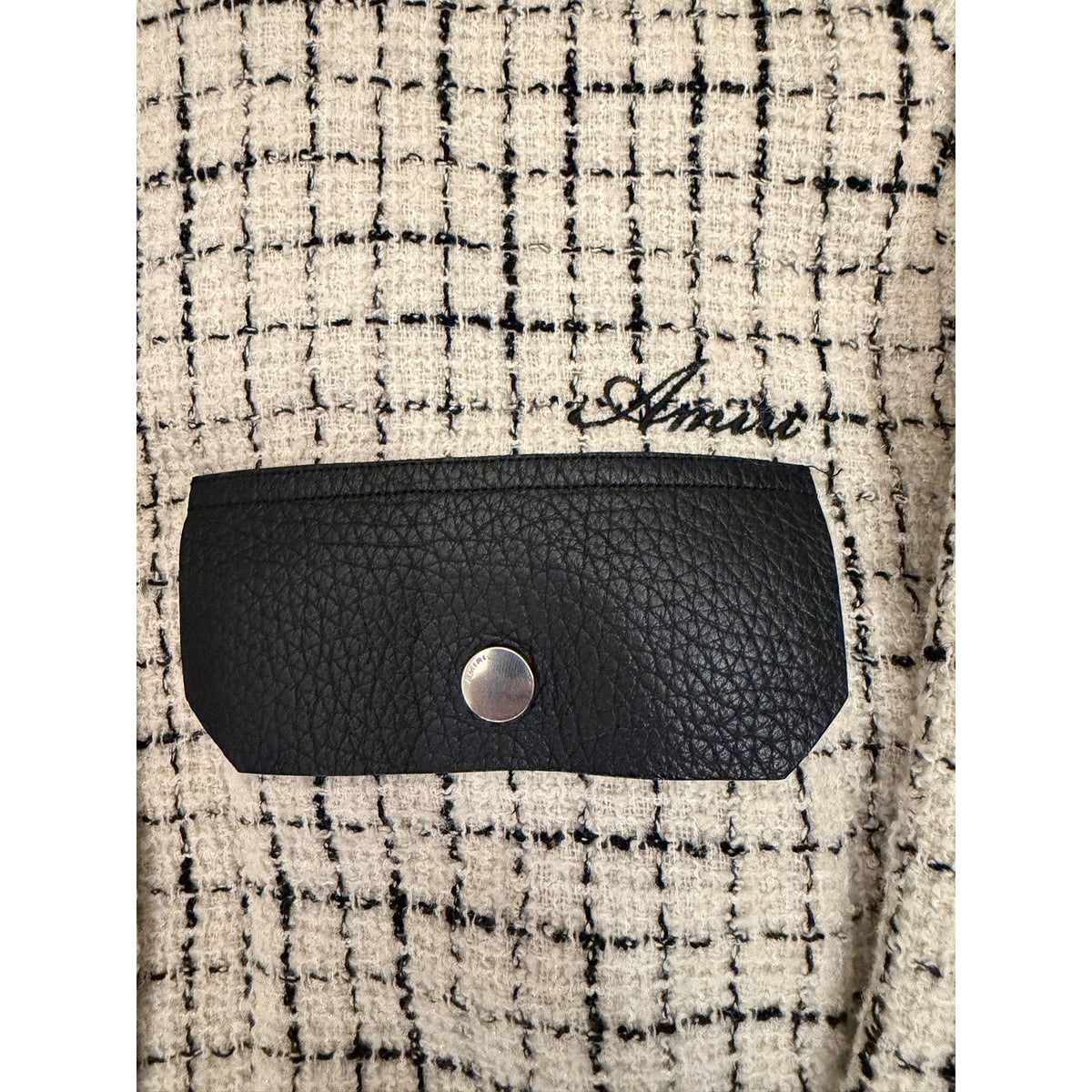 Size L - Amiri Plaid Quilted Jacket