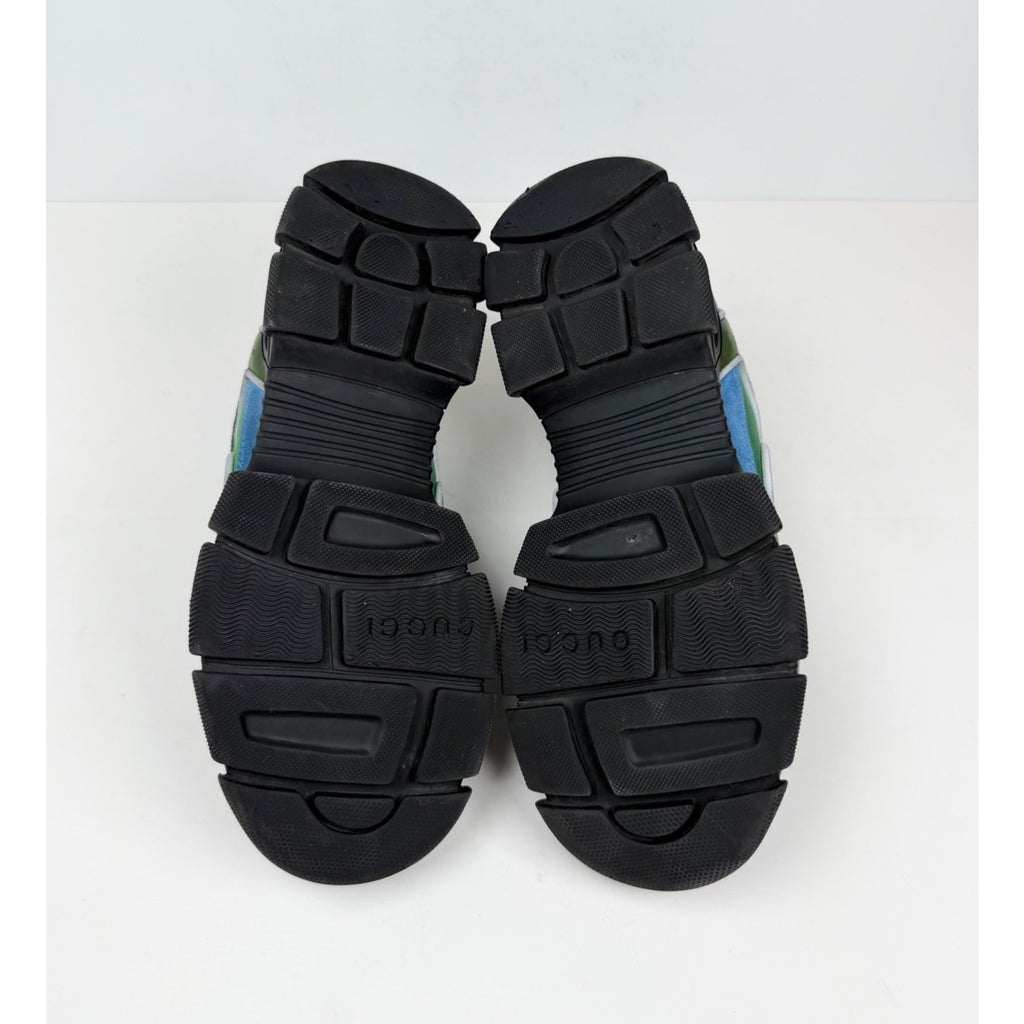 Size 7G/7.5US - Gucci Flashtrek Sega Green/Blue
